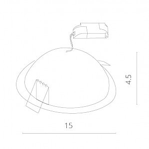 Встраиваемый светильник Arte Lamp A7012PL-1WH