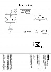 Встраиваемый светильник с узорами Metal DL302-2-01-CH Maytoni