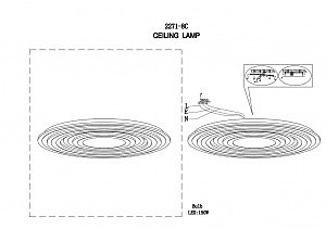 Потолочный светодиодный светильник F-Promo Ledolution 2271-8C