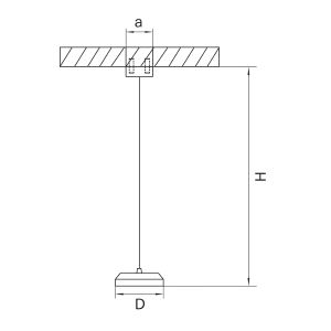 Светильник подвесной Lightstar Zolla 590061