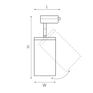 Трековый светильник Lightstar Rullo A1T216337