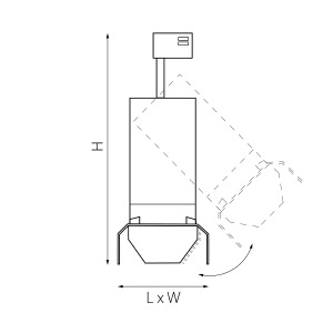 Трековый светильник Lightstar Canno C126496