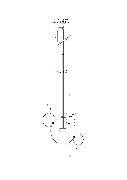 Светильник подвесной Freya Amoris FR5281PL-L10N