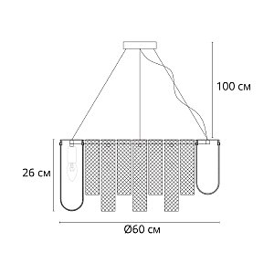 Подвесная люстра Arte Lamp Denebola A4074LM-10CC