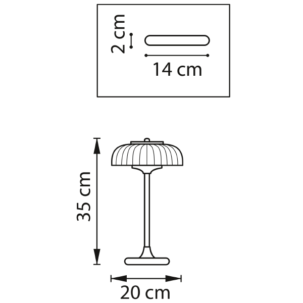 Настольная лампа Lightstar Acrile 738973