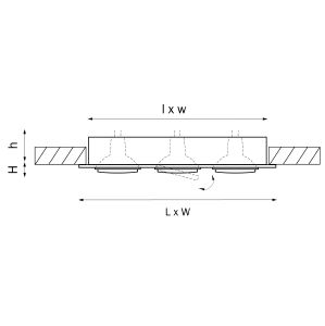 Встраиваемый светильник Lightstar Singo 011613