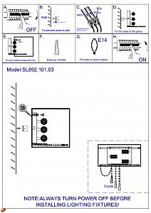 Настенное бра ST Luce SL892.101.03