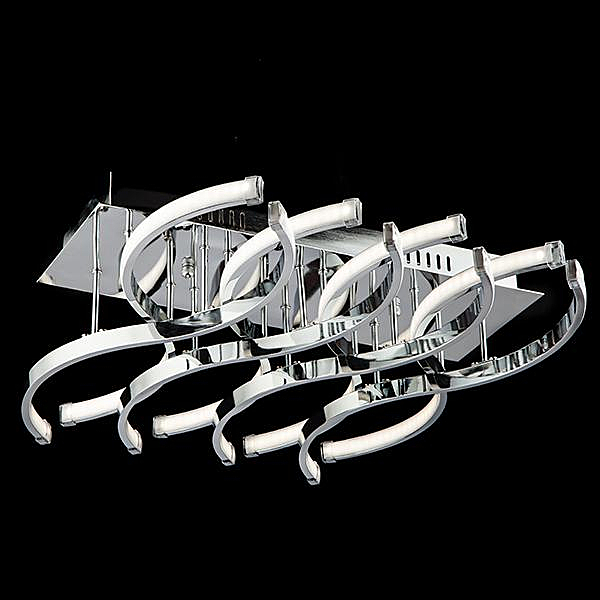 Потолочный LED светильник Eurosvet Plisse 90051/8 хром