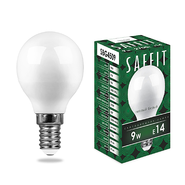 Светодиодная лампа Saffit SBG4509 55080