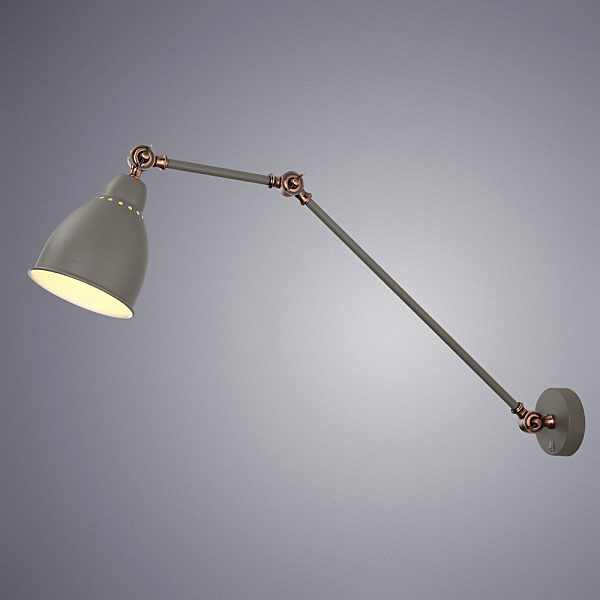 Настенное бра Arte Lamp Braccio A2055AP-1GY