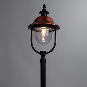 Столб фонарный уличный Arte Lamp BARCELONA A1486PA-1BK