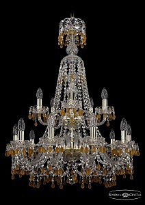 Подвесная хрустальная люстра 1410 Bohemia 1410/10+5/240/XL-91/2d G V1003