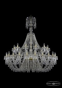Подвесная люстра Bohemia Ivele 1410 1410/24+12/530/XL-156 G V0300