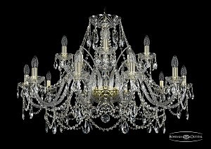 Подвесная хрустальная люстра 1411 Bohemia 1411/10+5/360 G
