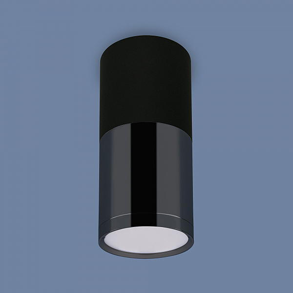 Накладной светильник Elektrostandard DLR028 DLR028 6W 4200K черный матовый/черный хром