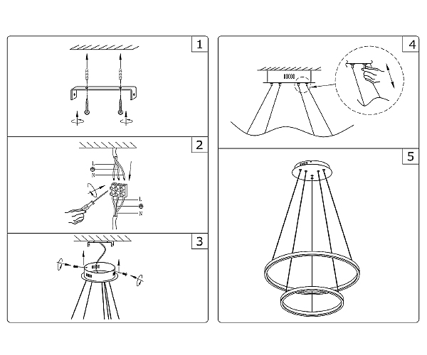 Подвесная люстра KINK Light Тор 08219,19A(4000K)