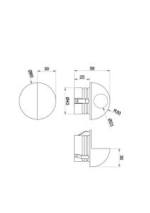 Уличный LED настенный светильник Maytoni Mezzo O033WL-L3W3K