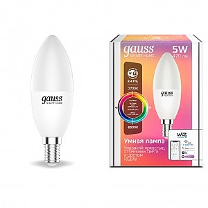 Светодиодная лампа Gauss Smart Home Свеча 1190112