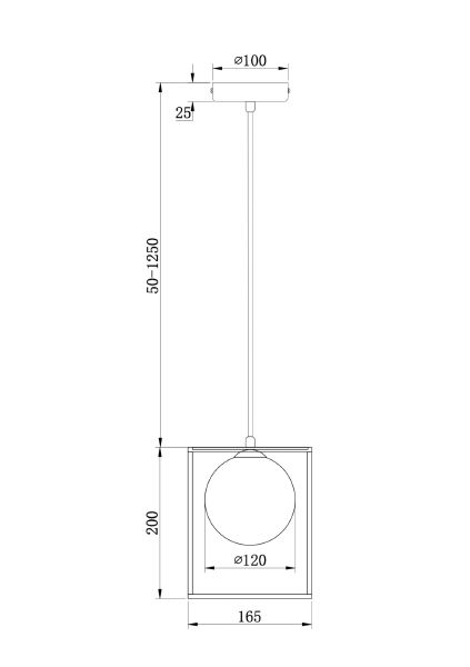 Светильник подвесной Freya Trinity FR5113PL-01G