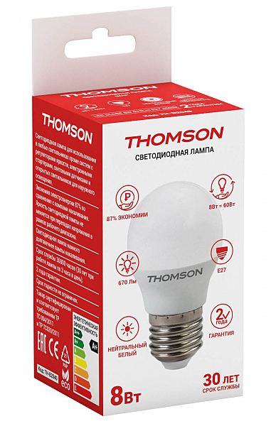 Светодиодная лампа Thomson Led Globe TH-B2040