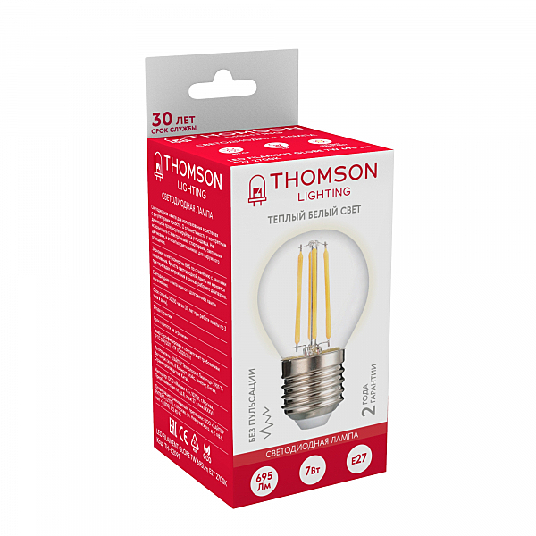 Светодиодная лампа Thomson Filament Globe TH-B2091