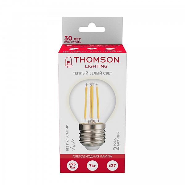 Светодиодная лампа Thomson Filament Globe TH-B2091