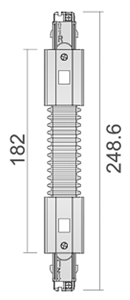 Соединитель для 3-х фазной системы лево-право Deko-Light D Line 710041