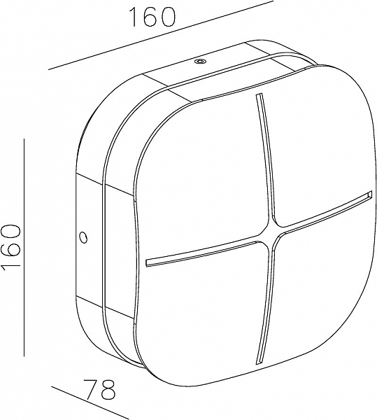 Уличный настенный светильник Deko-Light Corvi 731074