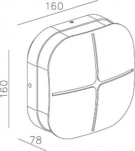 Уличный настенный светильник Deko-Light Corvi 731074