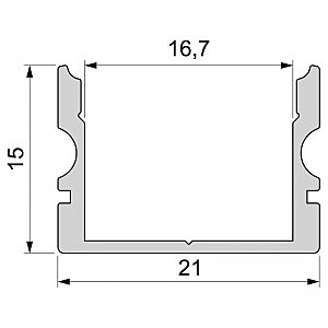 U-Профиль Deko-Light AU-02-15 970160