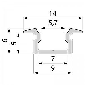 T-Профиль Deko-Light ET-01-05 975085