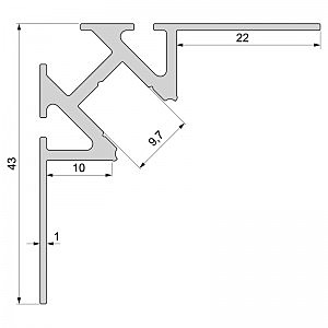 Профиль Deko-Light EV-01-08 975341