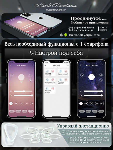 Подвесная люстра Natali Kovaltseva Innovation Style INNOVATION STYLE 83048