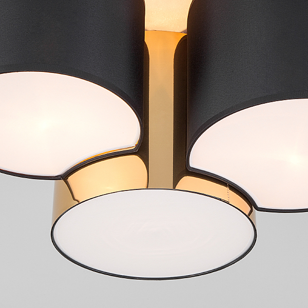 Потолочная люстра TK Lighting Mona 3445 Mona Black/Gold