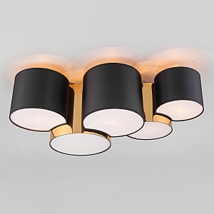 Потолочная люстра TK Lighting Mona 3447 Mona Black/Gold