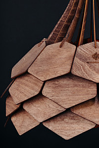Светильник подвесной Woodshire Далиа 1240pl