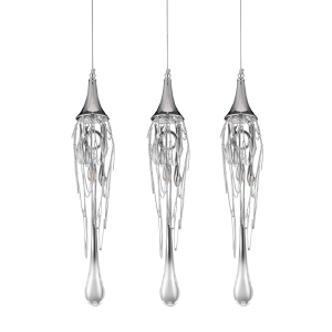 Светильник подвесной Delight Collection Goddess Tears P68009L-3 chrome