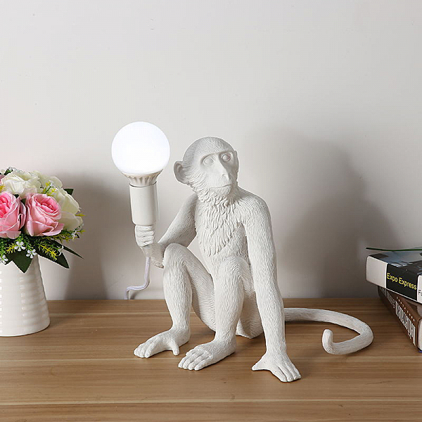 Декоративная лампа Delight Collection Monkey 9133T1 white