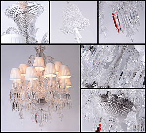 Подвесная люстра Delight Collection Baccarat style BRCH9056-8+4