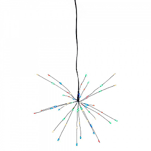 Светильник-подвес , диаметр 26 см, 60 LED ламп, на батарейках, с таймером, Eglo Firework 710-16