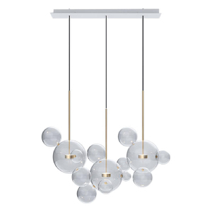 Светильник подвесной Delight Collection Bubbles 9214P/3L gold