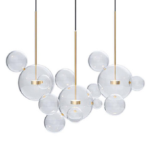 Подвесная люстра Delight Collection Bubbles KG0943P-3 gold