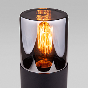 Уличный наземный светильник Elektrostandard Roil Roil (35125/S) чёрный/дымчатый плафон