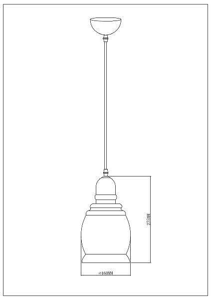 Светильник подвесной Escada Fireside 1101/1