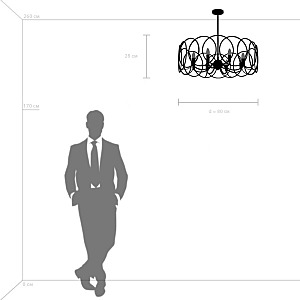 Люстра на штанге Lightstar Regolo 713083