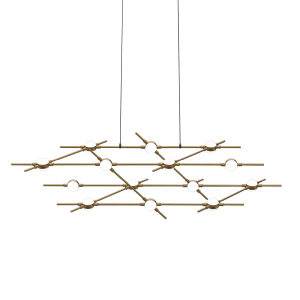 Подвесная люстра Delight Collection Molecular MD18001067-14A black/gold