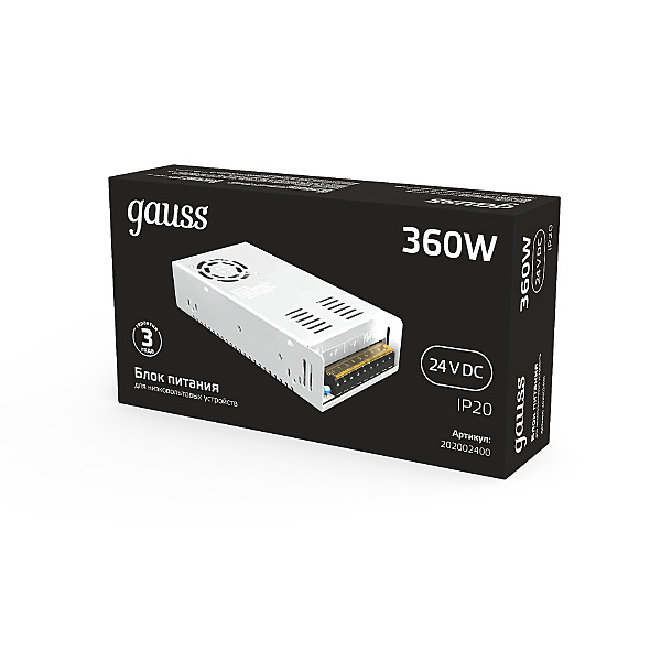 Драйвер для LED ленты Gauss Блок питания 202002400