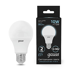 Светодиодная лампа Gauss Black А60/А70 202502210