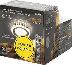 Встраиваемый светильник Gauss Backlight BL085P