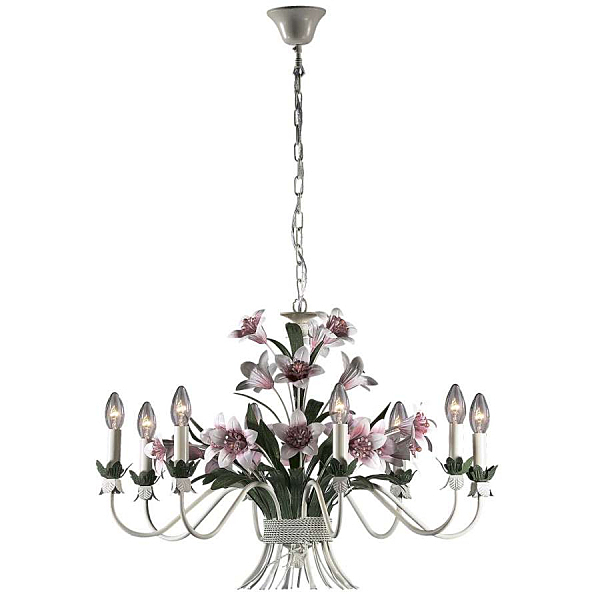 Люстра подвесная с цветочками Vergina 1511/8 Odeon Light
